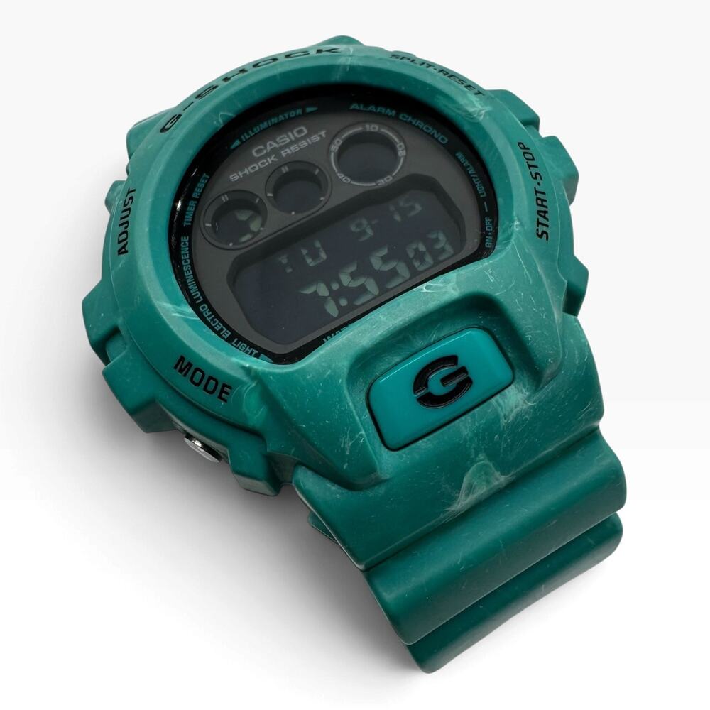 Casio G-Shock DW-6900WS-2 Turquoise Ocean Wave Digital Watch 3230 200M